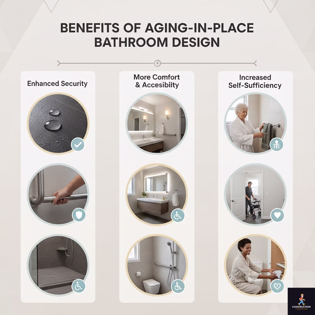 Benefits of an Ageing-In-Place Bathroom Design