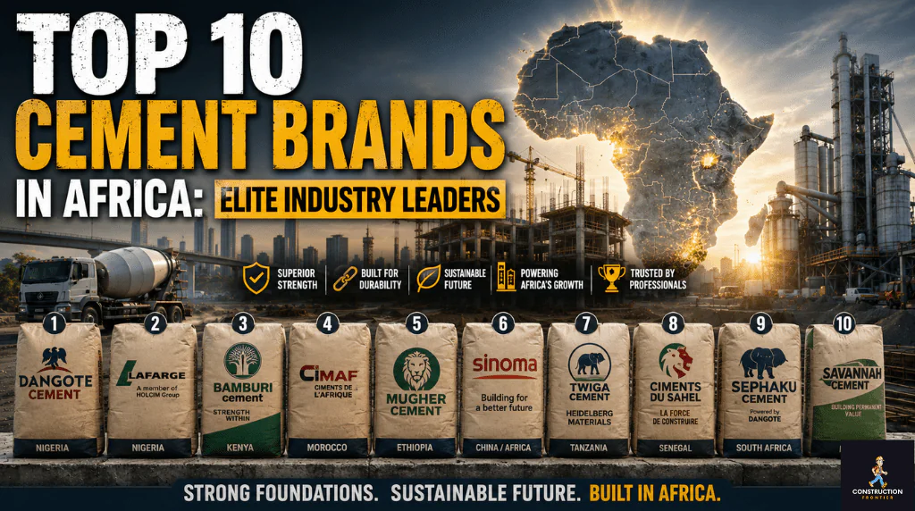 Top 10 Cement Brands in Africa Powering the Infrastructure Boom