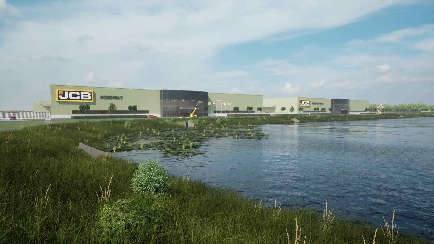 JCB San Antonio factory rendering.