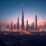 Top 20 tallest skyscrapers in the Middle East.