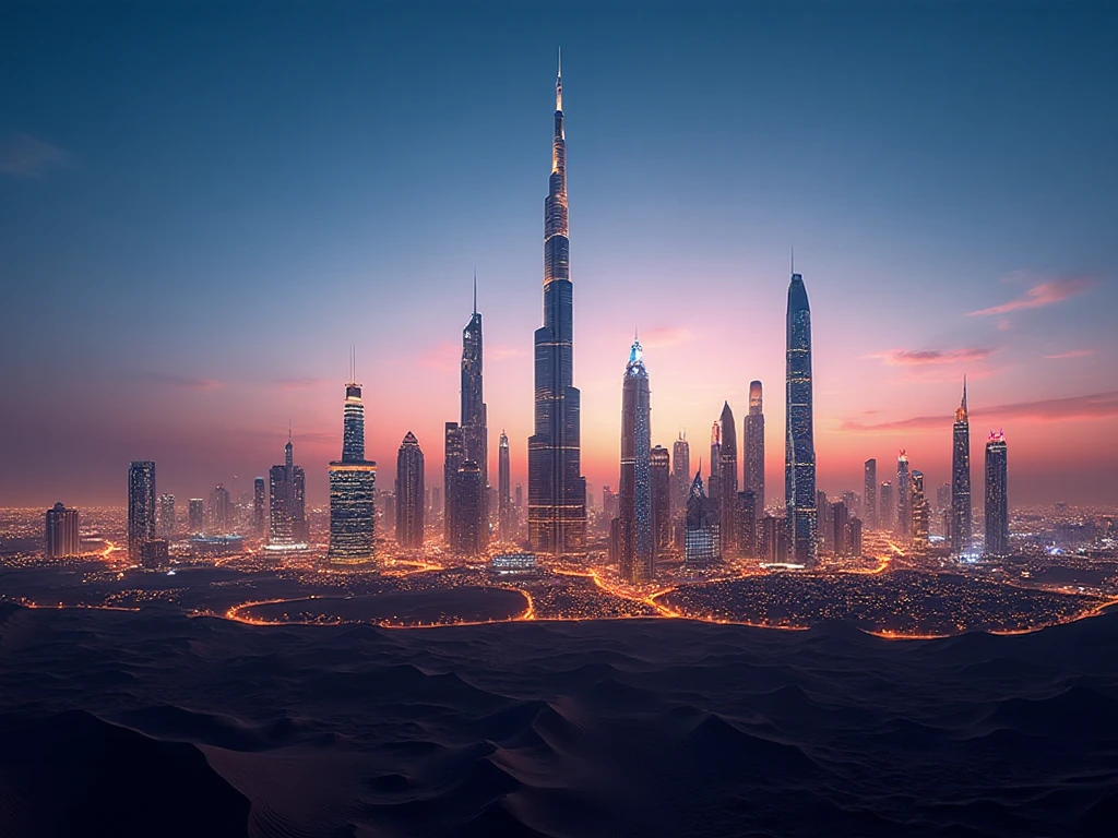 Top 20 tallest skyscrapers in the Middle East.