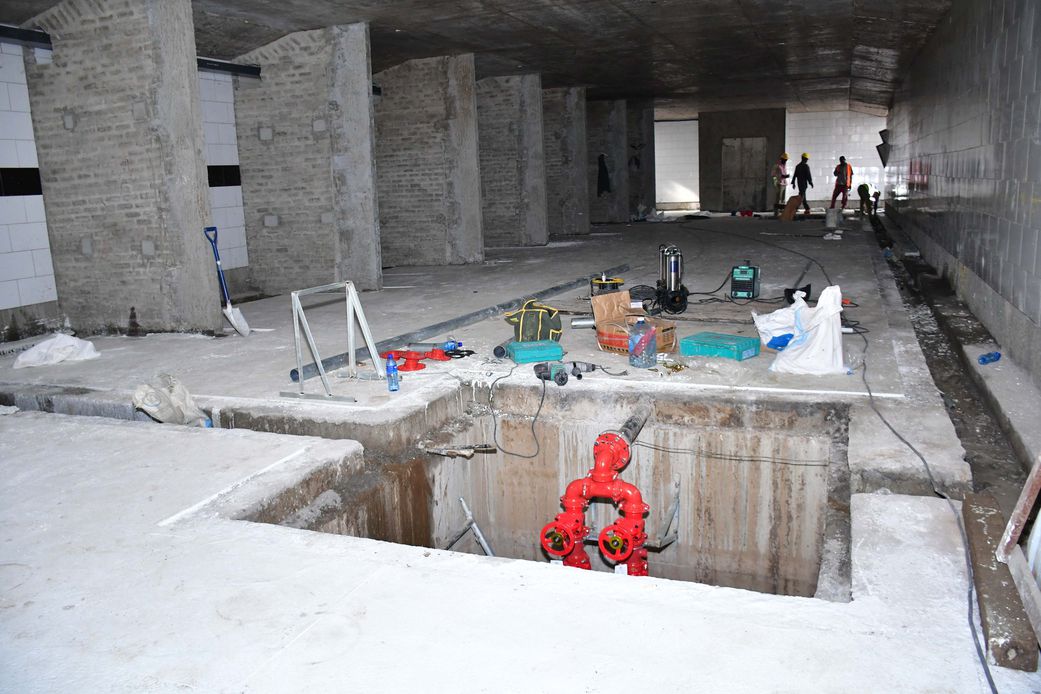 Nairobi underground corridor under construction