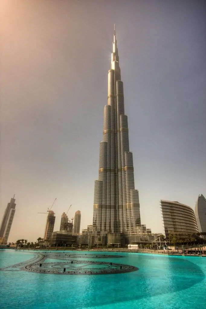 Burj Khalifa; tallest building in thr world.