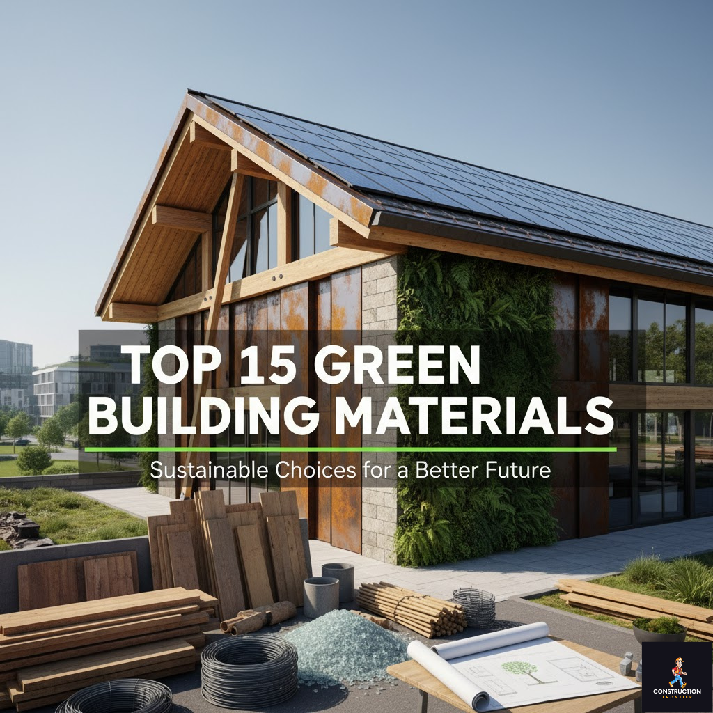 Top 15 Green Building Materials: Sustainable Choices for a Better Future