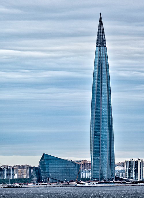 Lakhta Center: St. Petersburg, Russia (top 20 tallest building in the world)