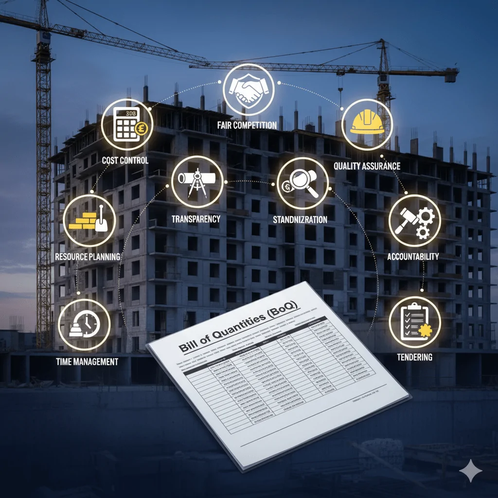 10 Reasons for using a Bill of Quantities in constrcution