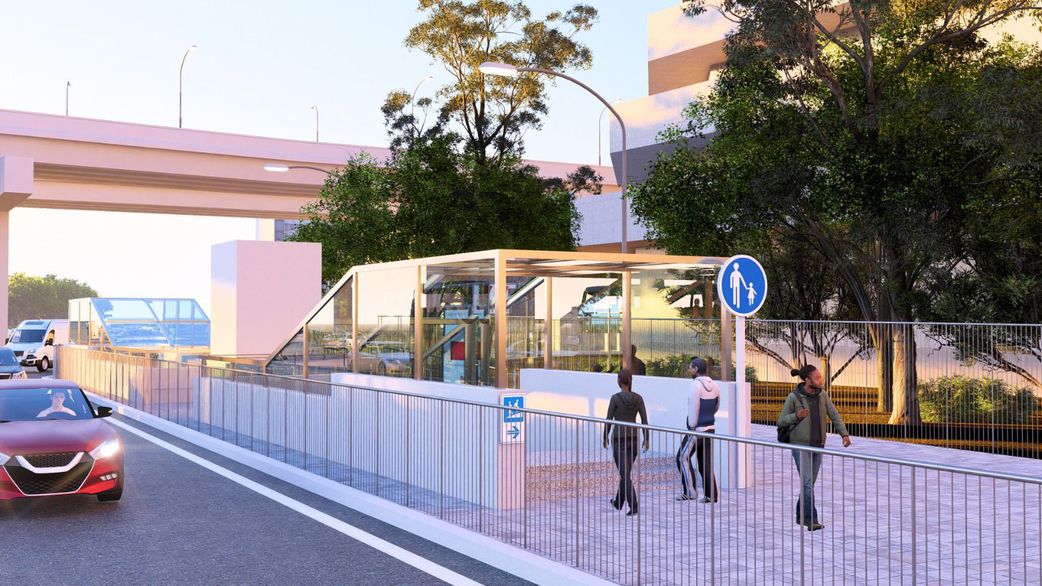 An artist's impression of the Nairobi underground corridor in operation after completion. 