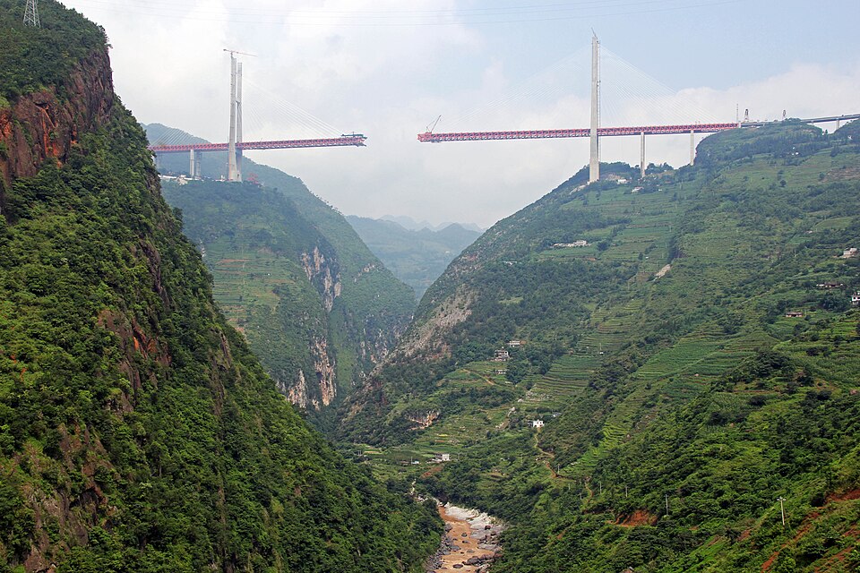 Beipanjiang Bridge: one of the world's tallest bridges