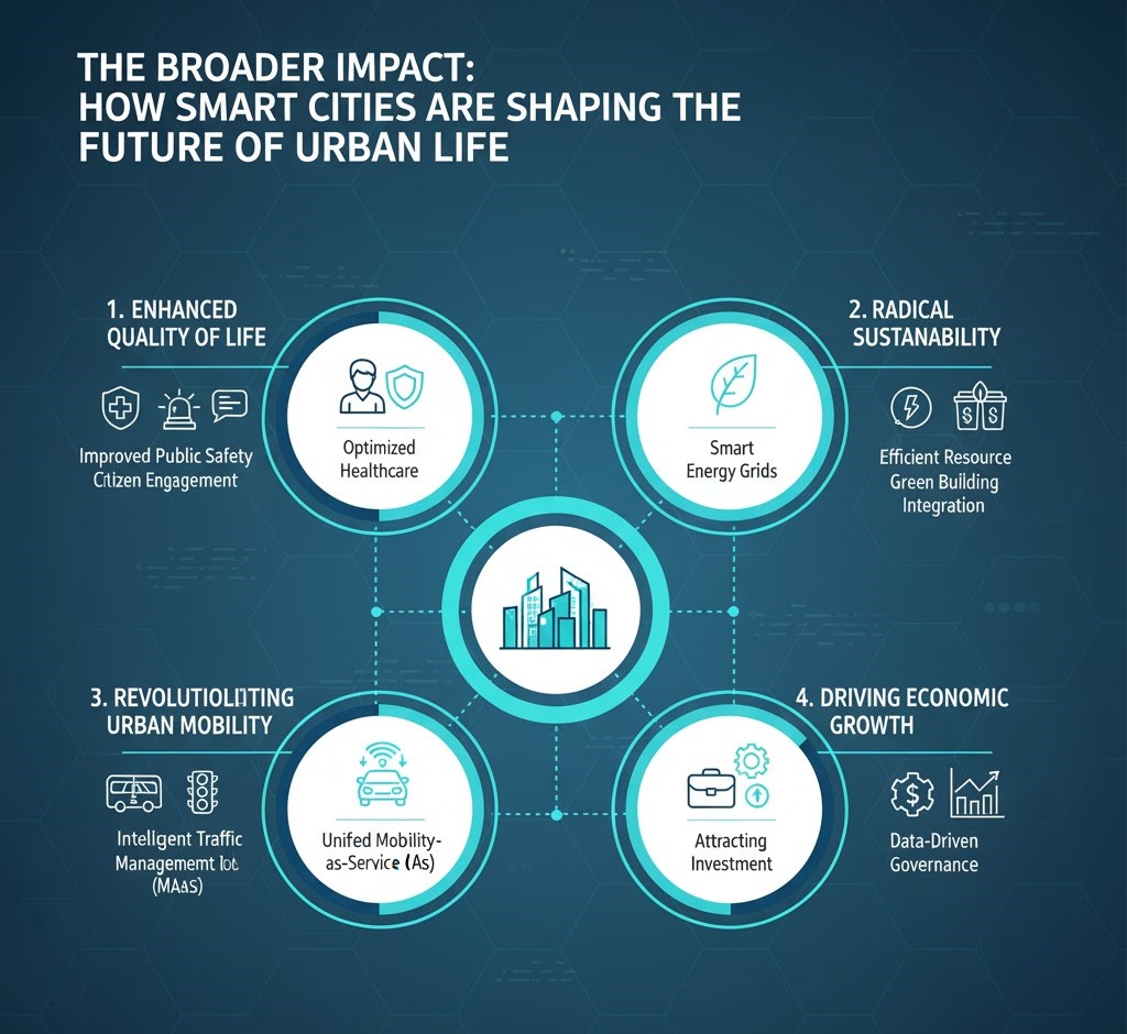 The Broader Impact: How Smart Cities Are Shaping the Future of Urban Life