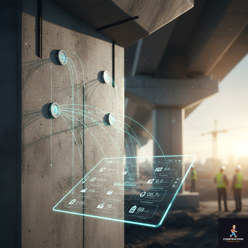 Smart sensors in concrete for smarter structures