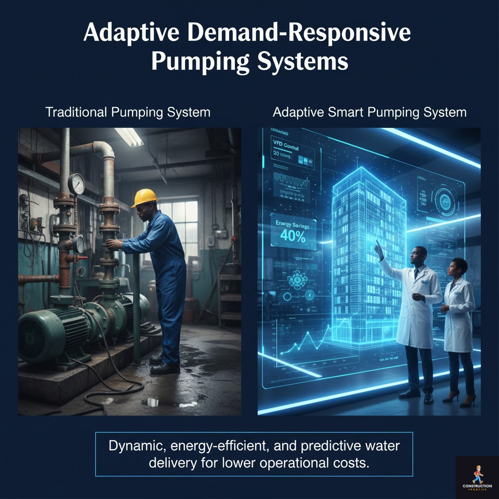 Adaptive Demand-Responsive Pumping Systems