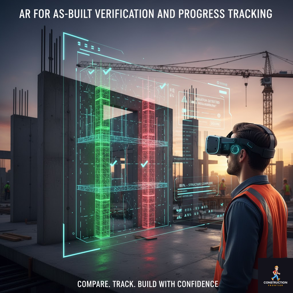 AR for As-Built Verification and Progress Tracking