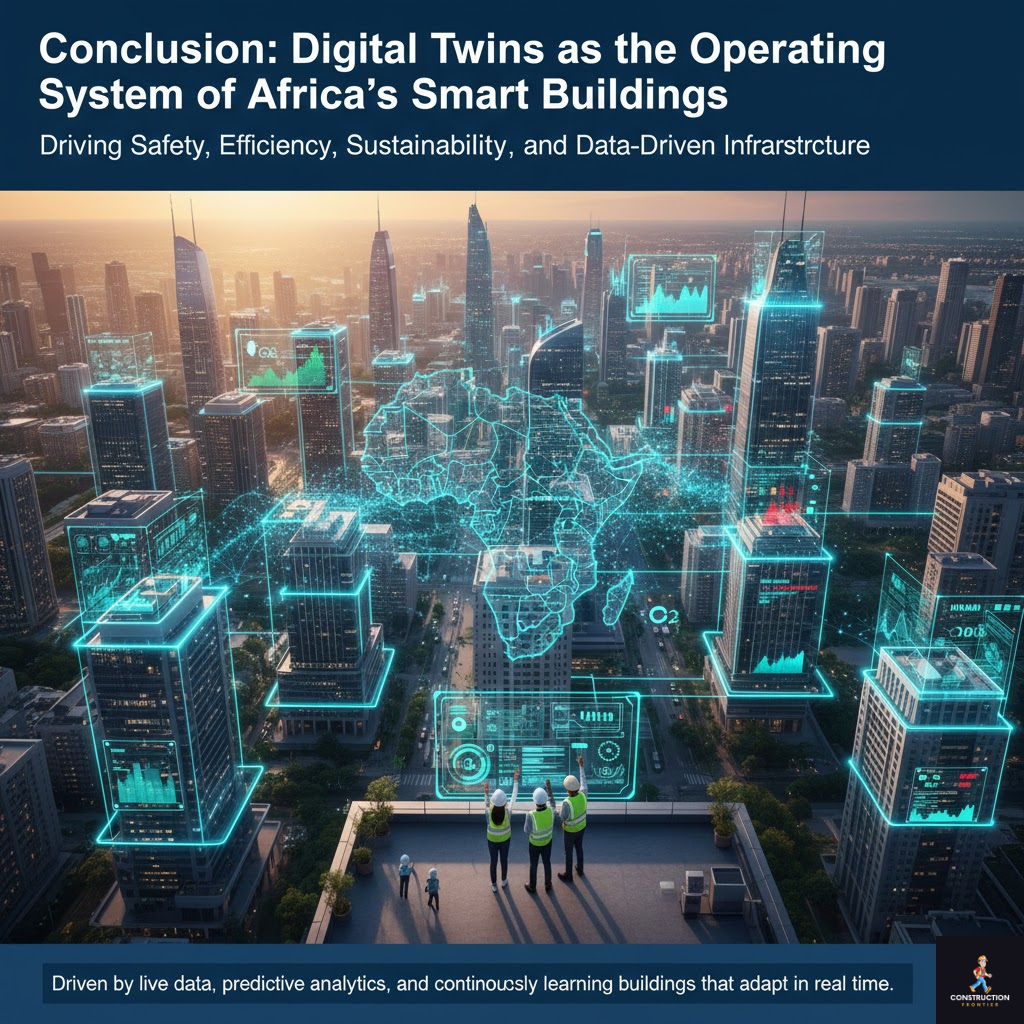 Conclusion: Digital Twins as the Operating System of Africa’s Smart Buildings; digital twin application in construction.