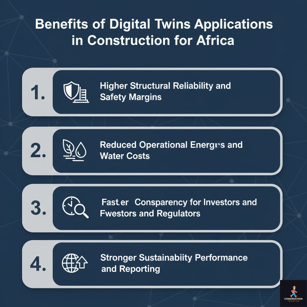 Benefits of Digital Twins Applications in Construction for Africa
