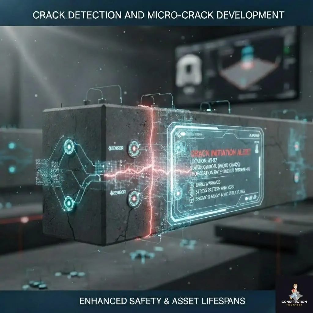 Crack detection and micro-crack development sensors. 