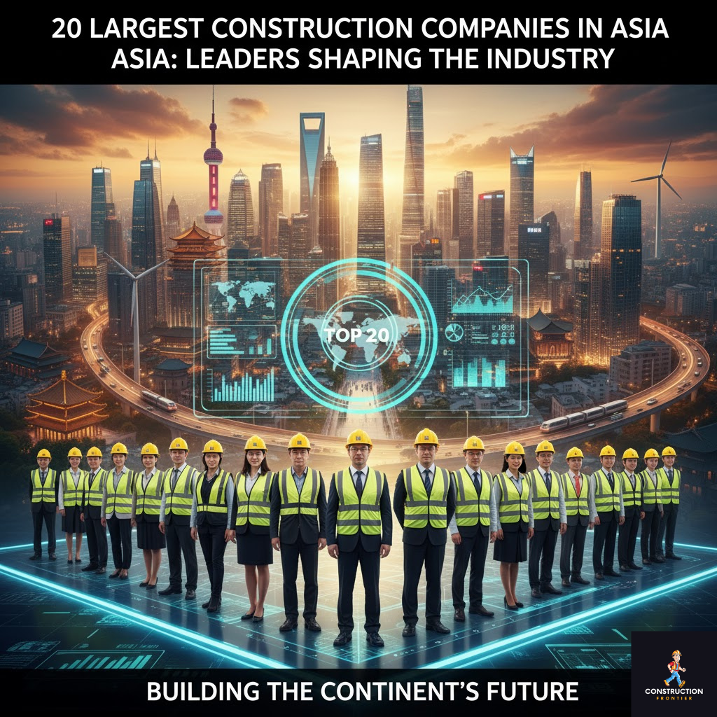 20 Largest Construction Companies in Asia: Leaders Shaping the Industry
