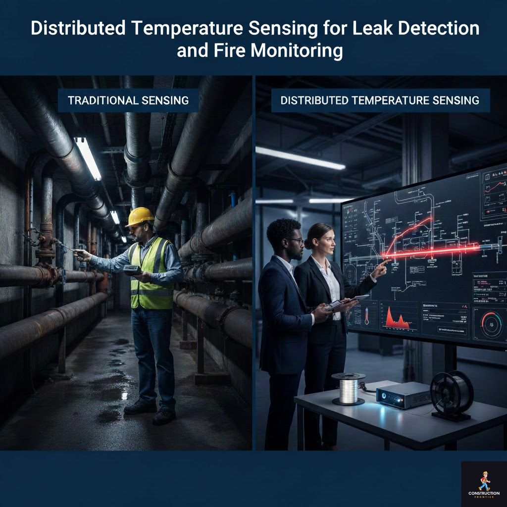 Distributed Temperature Sensing for Leak Detection and Fire Monitoring
