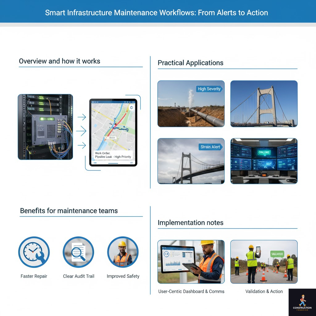 Smart Infrastructure Maintenance Workflows: From Alerts to Action
