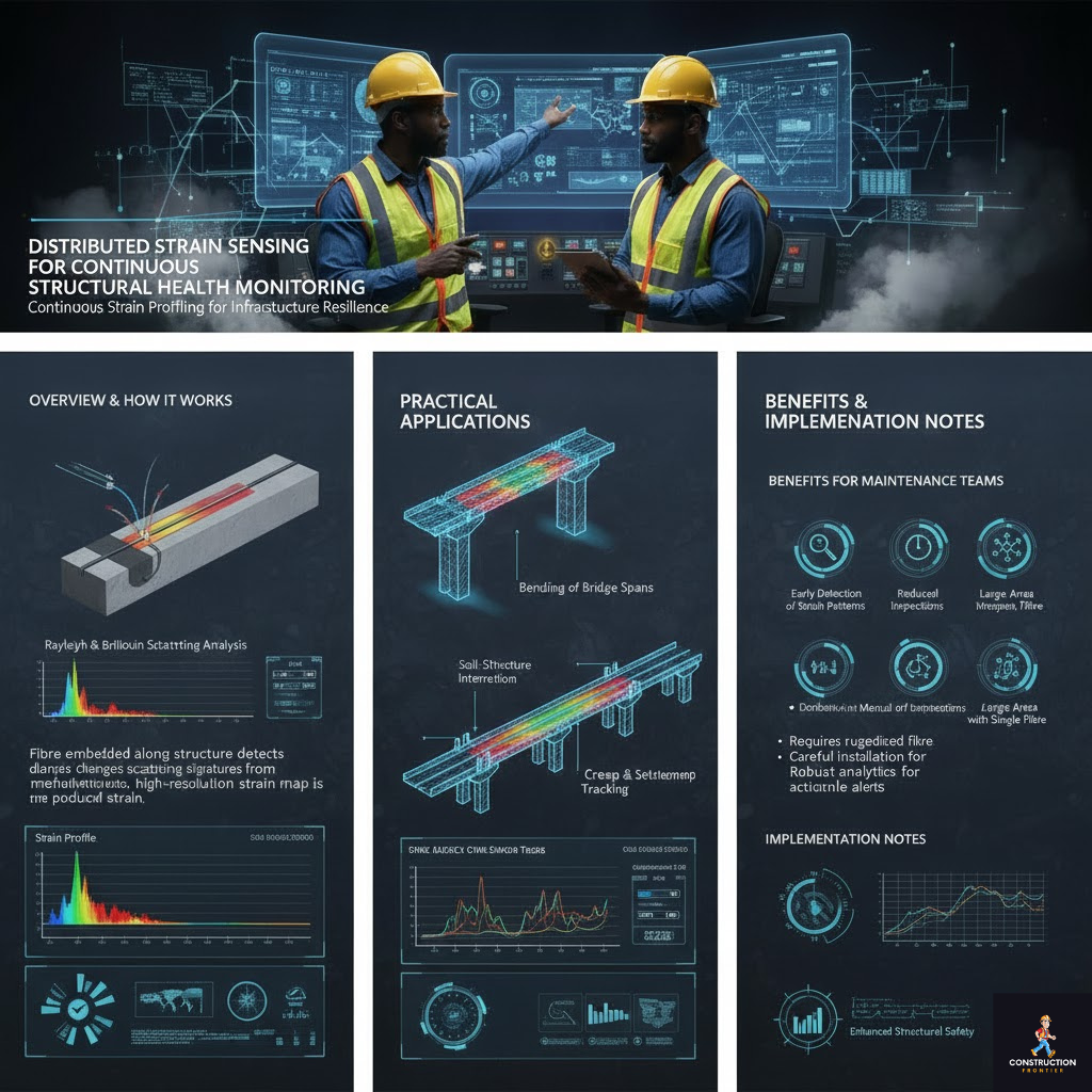 Distributed Strain Sensing for Continuous Structural Health Monitoring
