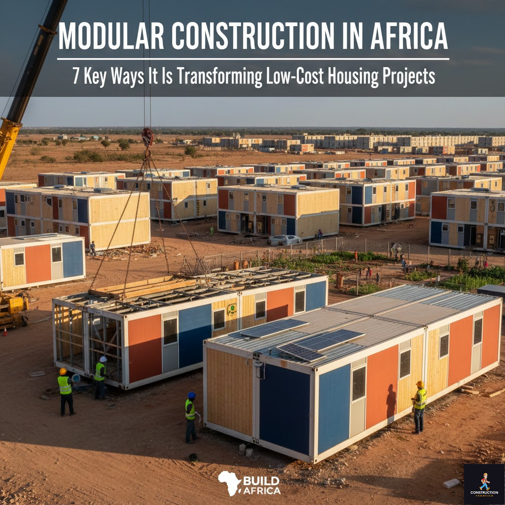 Modular Construction in Africa: 7 Key Ways It Is Transforming Low-Cost Housing Projects