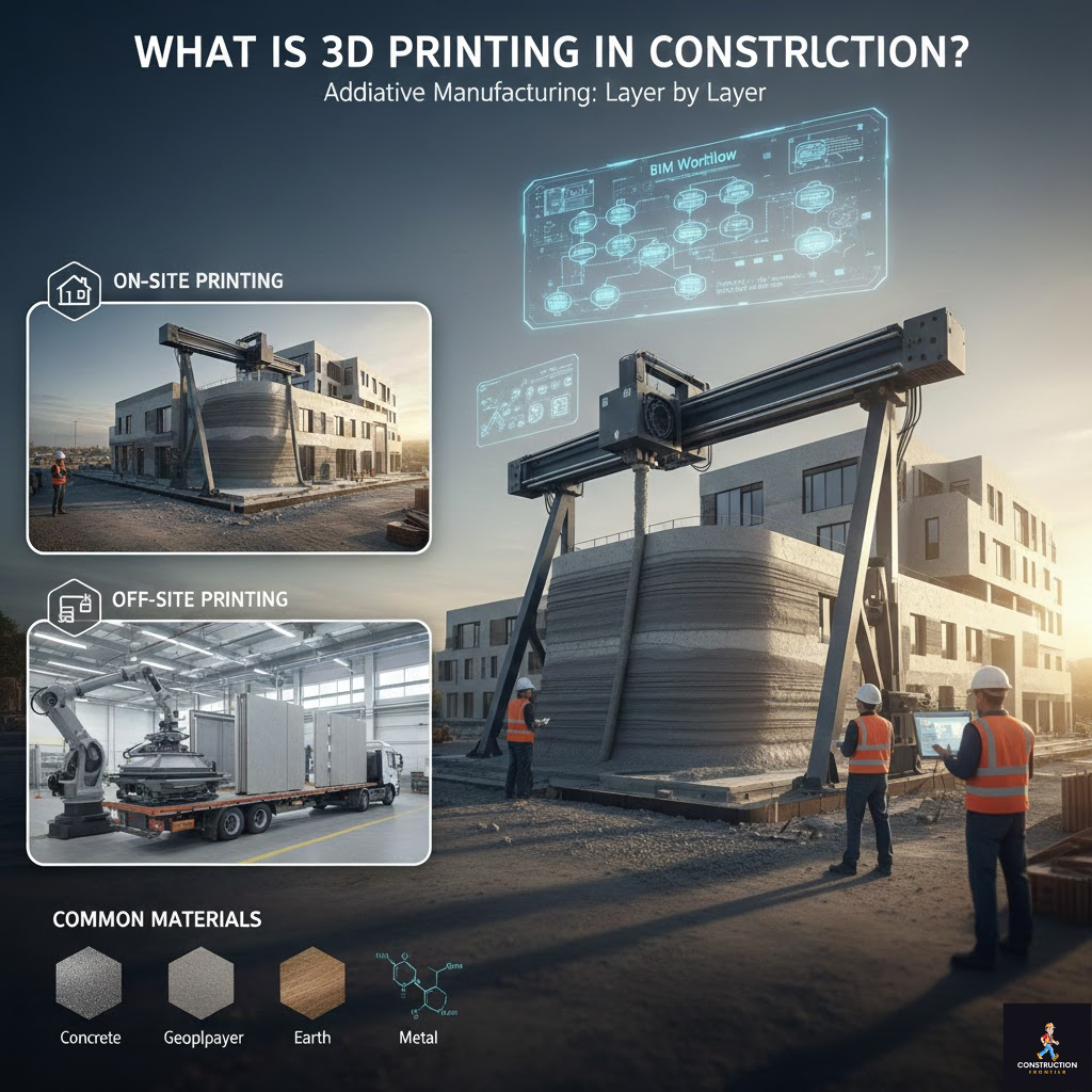 What Is 3D Printing in Construction?