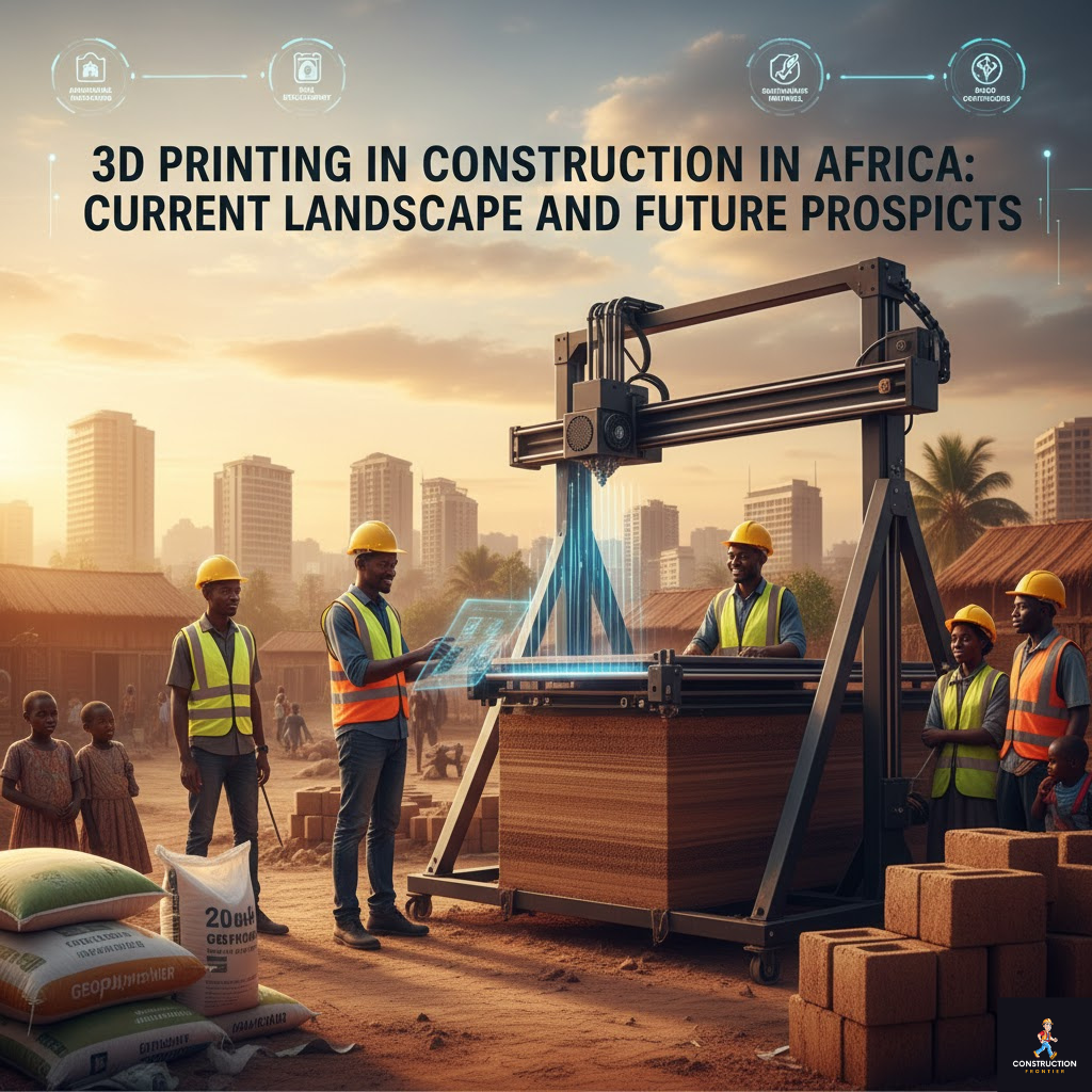 3D Printing in Construction in Africa: Current Landscape and Future Prospects