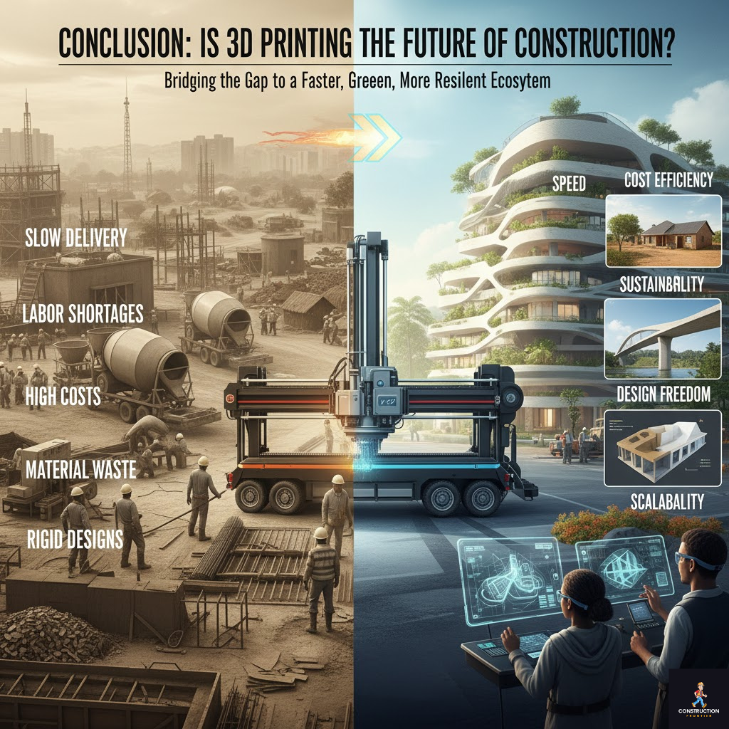 Conclusion: Is 3D Printing the Future of Construction?