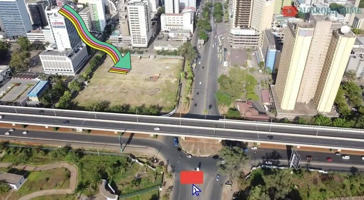 Proposed site for the NSSF 60-storey skyscraper at Kenyatta Avenue and Uhuru Highway junction in Nairobi CBD