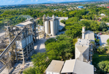 Kenya cement market: a manufacturing plant in Kenya.