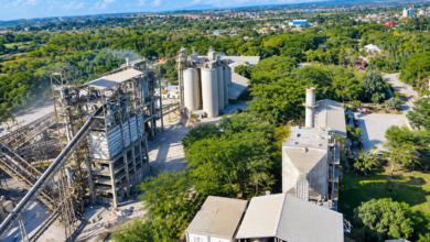 Kenya cement market: a manufacturing plant in Kenya.