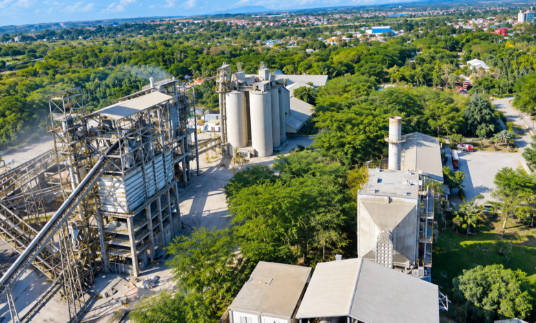 Kenya cement market: a manufacturing plant in Kenya.