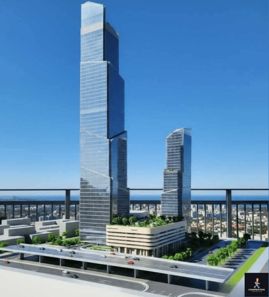 NSSF 60-storey skyscraper impression.