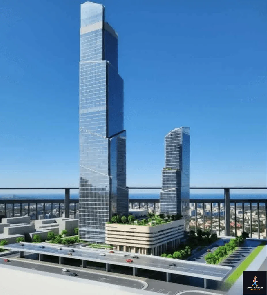 NSSF 60-storey skyscraper impression.