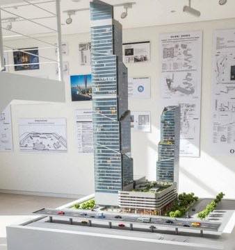 NSSF skyscraper architectural model