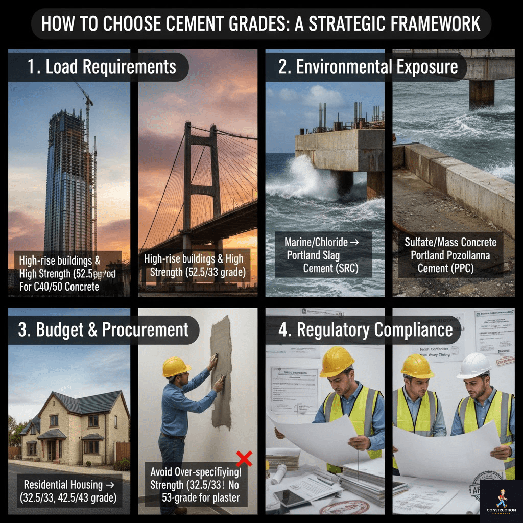 How to Choose Cement Grades: A Strategic Framework