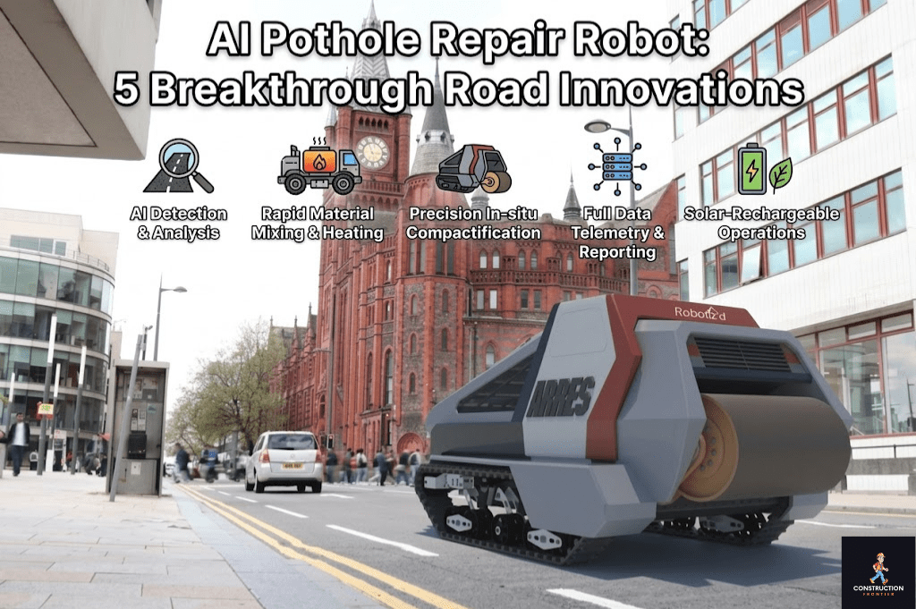 AI Pothole Repair Robot.