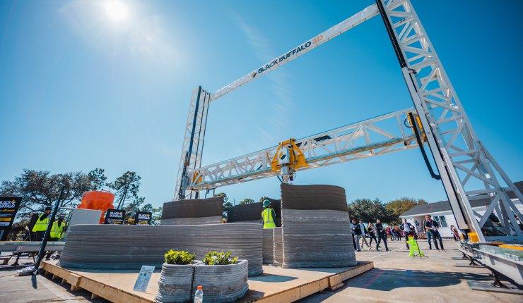 Black Buffalo 3D NEXCON gantry printer