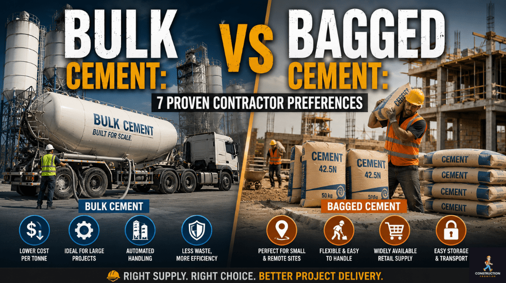 Bulk vs Bagged Cement 7 Proven Contractor Preferences
