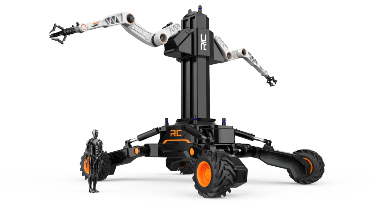 RIC-2 Field Robotic Arm: 3D-printing construction robot.