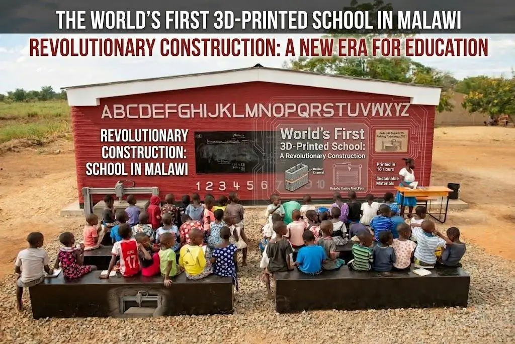 World’s First 3D-Printed School: Revolutionary Construction