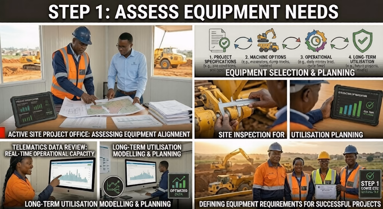Step 1: Assess Equipment Needs. Financing construction equipment in Africa