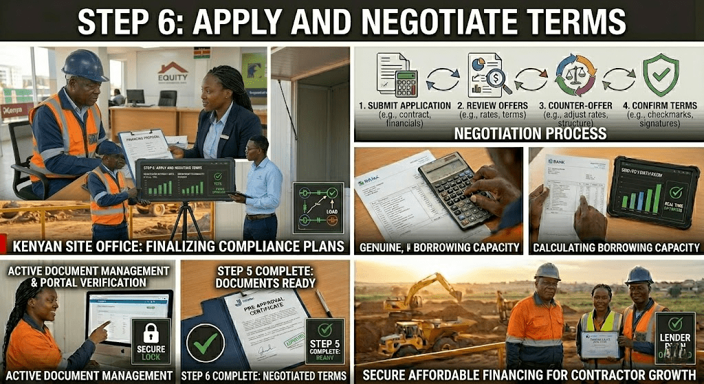 Step 6: Apply and Negotiate Terms