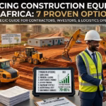 Financing Construction Equipment in Africa: 7 Proven Options