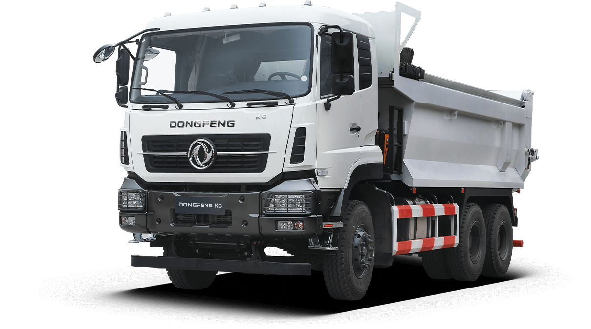Dongfeng tipper truck.