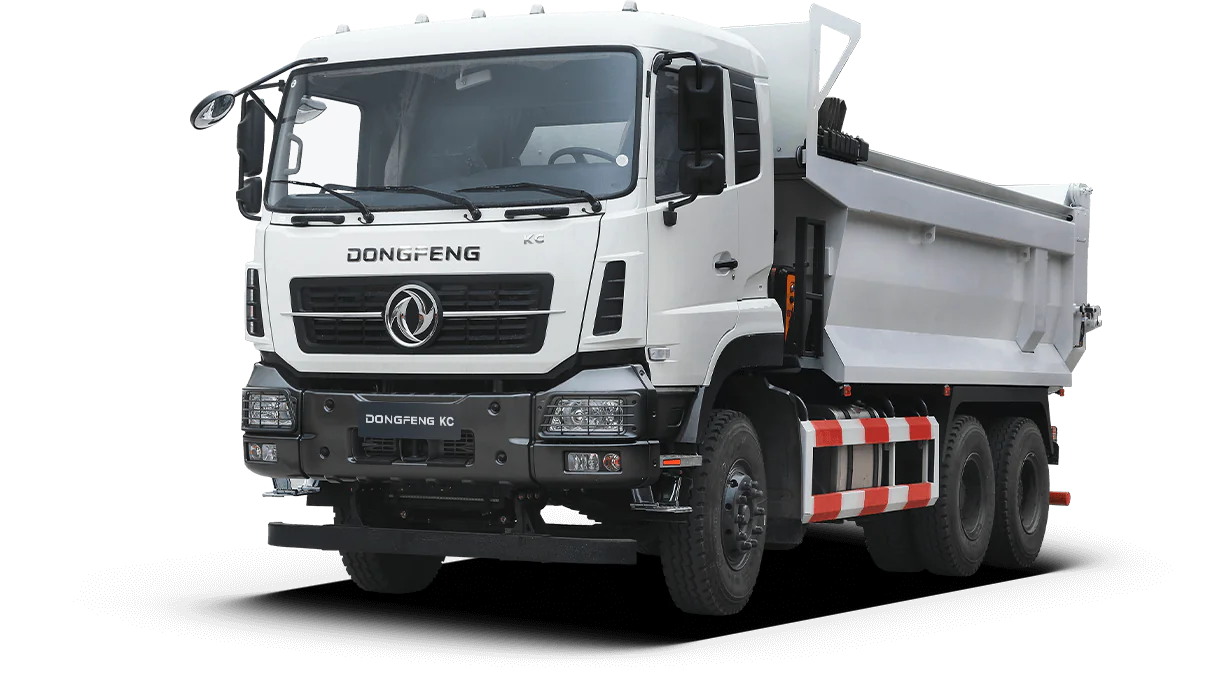 Dongfeng tipper truck.