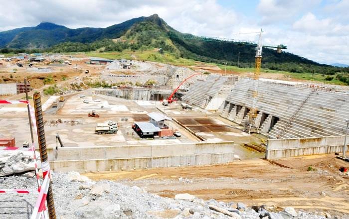 Mambilla Hydroelectric Power Project dam construction site. 