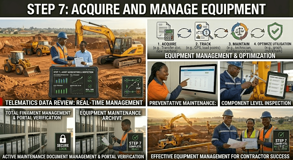 Step 7: Acquire and Manage Equipment