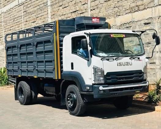 Isuzu FVR; one of the best sand-harvesting trucks in Africa. 
