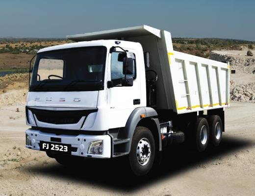 Mitsubishi Fuso Fighter sand truck. 