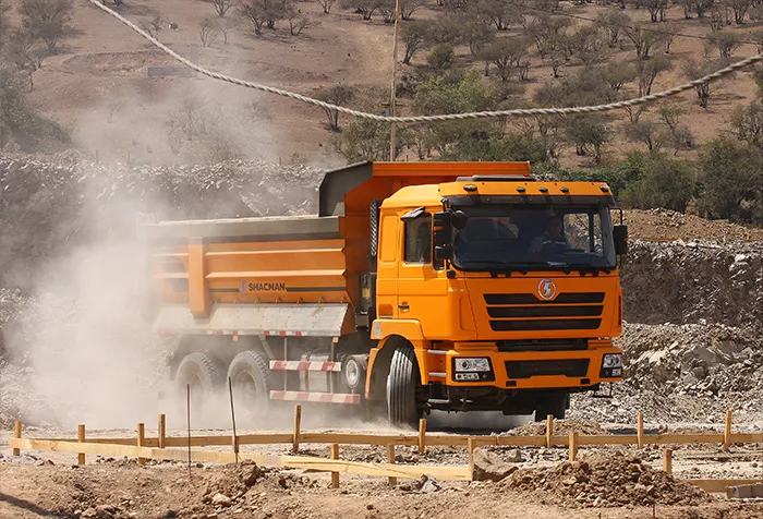 SHACMAN F3000 tipper truck.